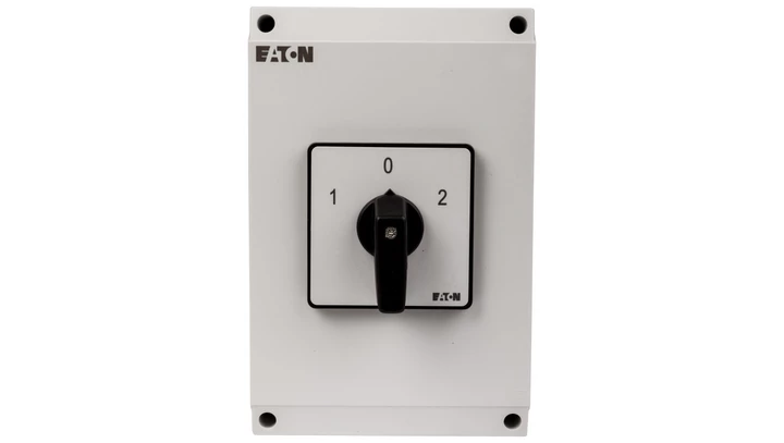 Łącznik krzywkowy 1-0-2 3P 63A w obudowie IP65 T5B-3-8212/I4 207223