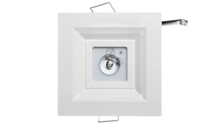 Oprawa awaryjna LOVATO P ECO LED 3W 315lm opt. otwarta 1h jednozadaniowa biała LVPO/3W/E/1/SE/X/WH