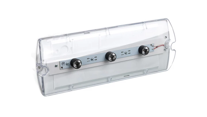 Oprawa awaryjna HELIOS IP65 LED 3x1W 380lm 14m 3h jednozadaniowa A THWD/3x1W/B/3/SE/AT/TR
