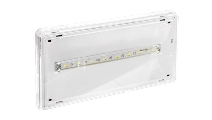 Oprawa awaryjna EXIT IP65 1W 1h dwuzadaniowa biała ETE/1W/C/1/SA/X/WH