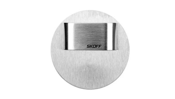 Oprawa przyschodowa RUEDA mini Short LED Light 10 V DC 0,4 W IP 66 3000 K szlif Inox