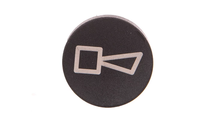 Wkładka przycisku wystająca czarna /Symbol BUCZEK/ 22mm M22-XDH-S-X17 218228