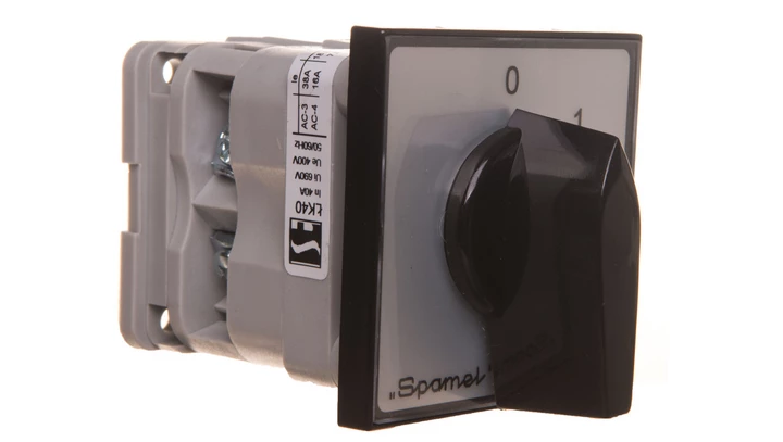 Łącznik krzywkowy z czołem IP65 ŁK40-1.828P03