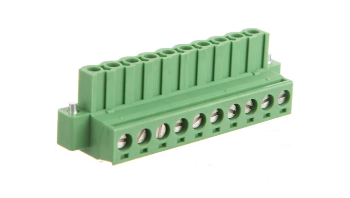 Łącznik wtykowy płytek drukowanych 10-biegunowy 2,5mm2 zielony MSTB 2,5/10-STF-5,08 1778069 /50szt./