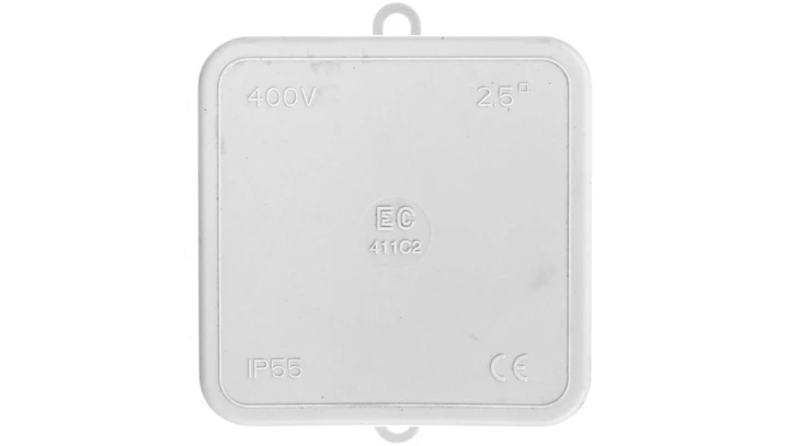 Puszka n/t szara 65x65x32 mm IP55 bezhalogenowa EC411C2