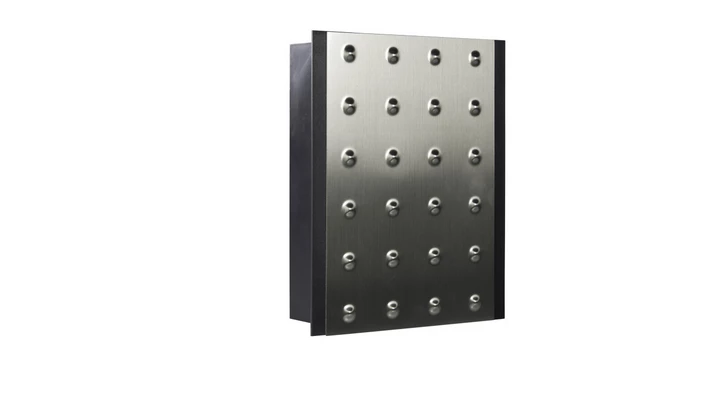 Dzwonek elektromechaniczny dwutonowy 85dB 230V AC antracyt/srebrny 411 SUB10000328