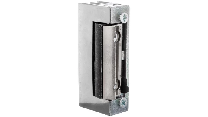 Elektrozaczep symetryczny NC z wyłącznikiem i pamięcią wewnętrzną 1443RF-12AC/DC * 19814-1209