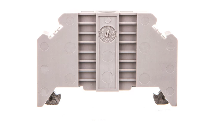 Wspornik końcowy 9,5mm przykręcany na DIN 35mm NSYTRAABV35 /50szt./