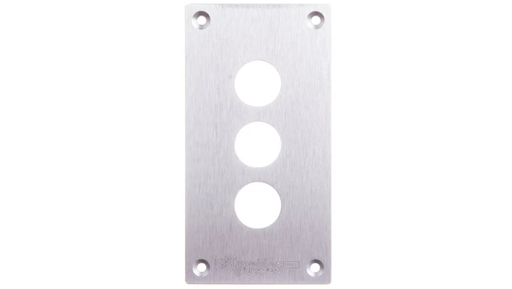 Płyta czołowa do montażu podtynkowego 3-otwory 22mm XAPE303