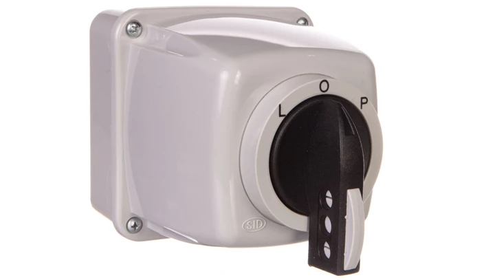 Łącznik krzywkowy L-0-P 3P 16A na kłódkę IP65 Łuk 16-43/5 921668