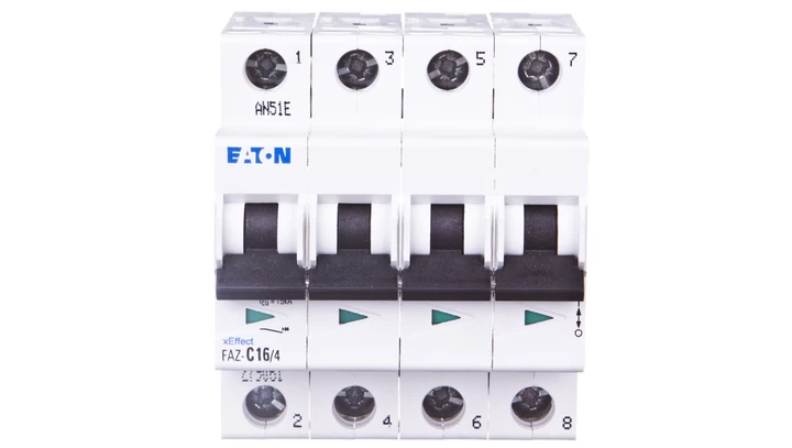 Wyłącznik nadprądowy 4P C 16A 15kA AC FAZ C16/4 279061