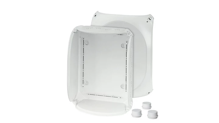 Puszka odgałęźna 295x225x122 bez zacisków IP66 szara DK 3500 G 62000017