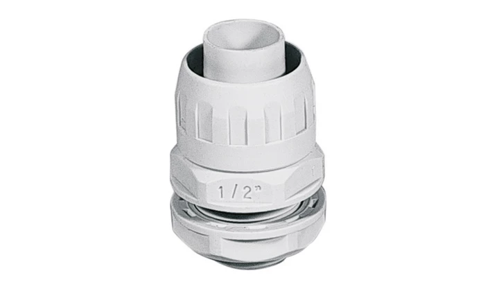 Dławnica kablowa szara do rur karbowanych PG16 ECGX16-16