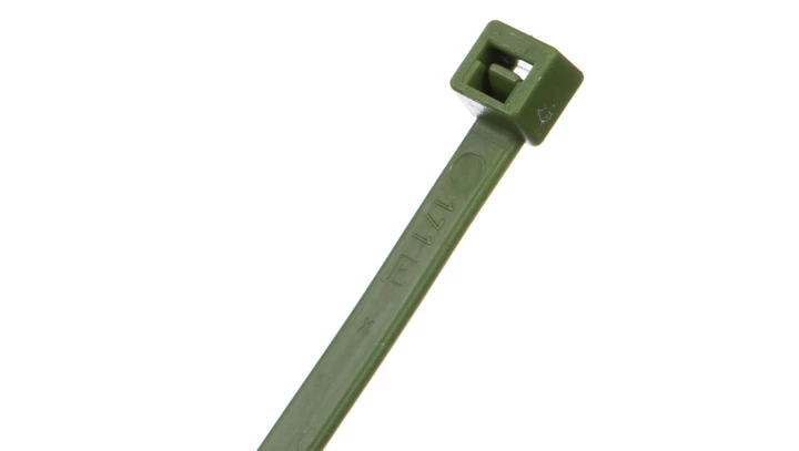 Opaska kablowa zielona 200x4,8mm 5215VE BMGR2048 /100szt./