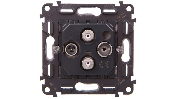 VALENA LIFE Gniazdo antenowe RTV/-SAT/SAT końcowe 753056