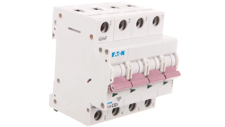 Wyłącznik nadprądowy 4P C 32A 10kA AC PLSM-C32/4-MW 242615