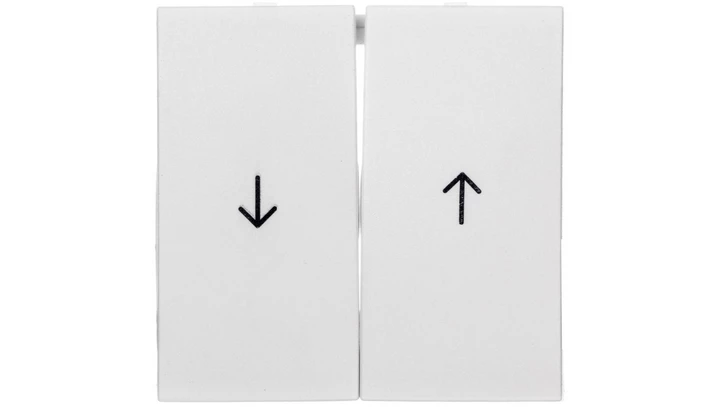 Klawisz podwójny /strzałka/ biały mat B3 16251909