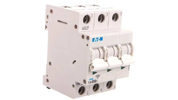 Wyłącznik nadprądowy 3P B 50A 10kA AC PLSM-B50/3-MW 242453