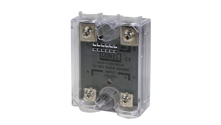 Przekaźnik półprzewodnikowy LU 001JDA244000 SSR sterowanie 3-32V DC wyjście 240V/40A AC LH000-0981-400-012