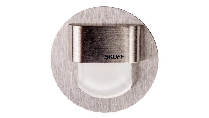 Oprawa przyschodowa RUEDA mini LED Light 10 V DC 0,4 W IP 20 6500 K szlif Inox