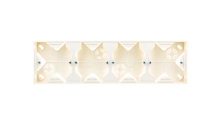 IMPRESJA Puszka natynkowa poczwórna ecrue PNP-4Y/27