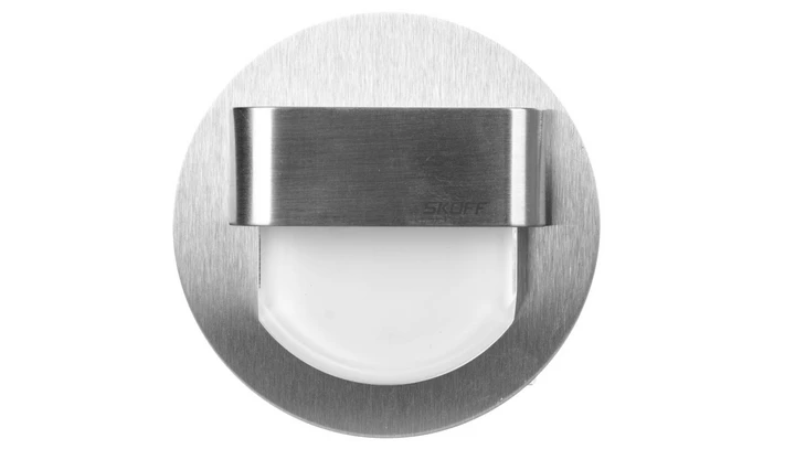 Oprawa przyschodowa RUEDA LED Light 10 V DC 0,8 W IP 66 3000 K szlif Inox
