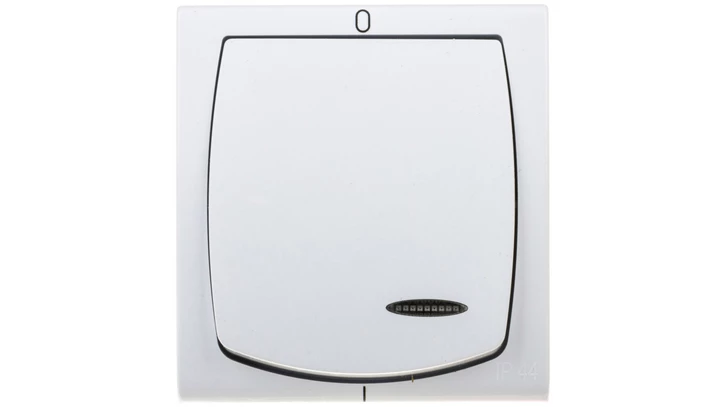 MADERA Łącznik hermetyczny podwójny z podświetleniem IP44 biały ŁNH-11NS/00