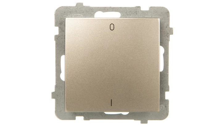 AS Łącznik podwójny satyna light ŁP-11G/m/45