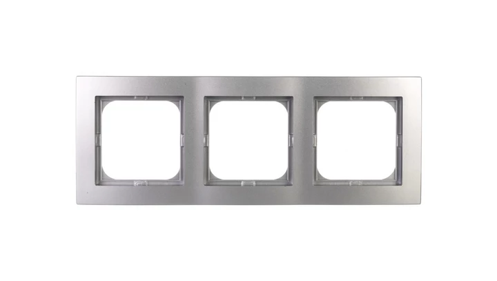 AS Ramka potrójna srebro R-3G/18