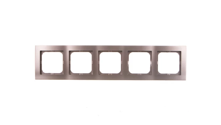 AS Ramka pięciokrotna satyna light R-5G/45