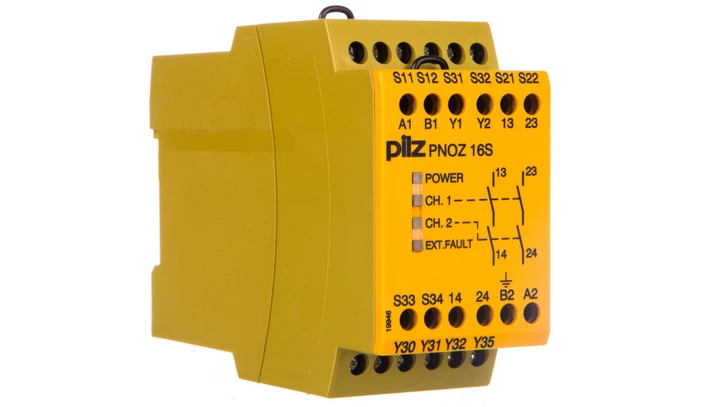 Przekaźnik bezpieczeństwa 2N/O PNOZ 16S 24VDC/230 VAC 774076, 1-W0IV7