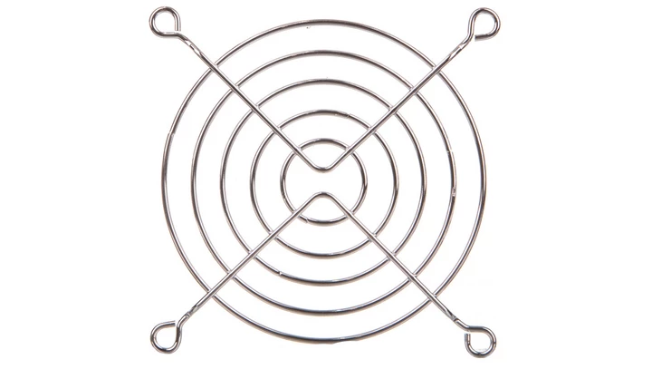 Metalowa kratka ochronna dla wentylatorów 92x92mm RAL7035 LZ33-90