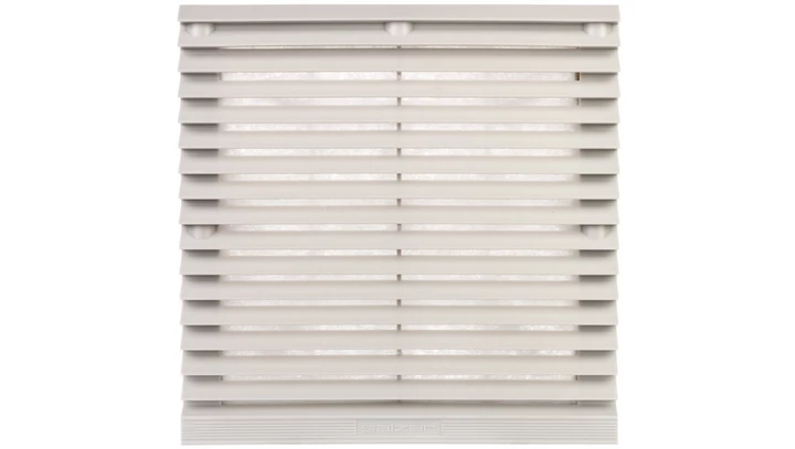 Kratka plastikowa z filtrem dla wentylatorów 172x150mm RAL7035 ZL-804 RAL7035