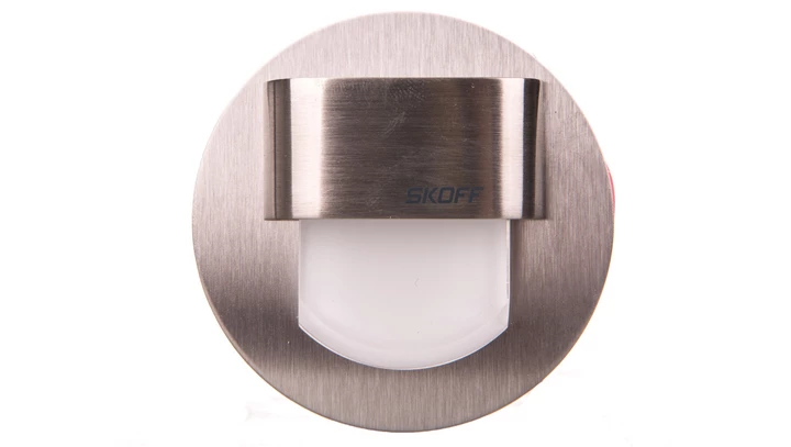 Oprawa przyschodowa RUEDA mini LED Light 10 V DC 0,4 W IP 20 3000 K szlif Inox