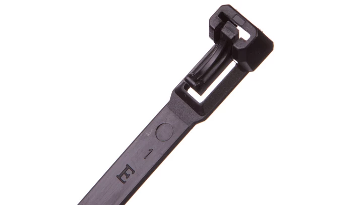 Opaska kablowa otwierana wielokrotnie 200x7,5mm czarna BMWN5350E /100szt./