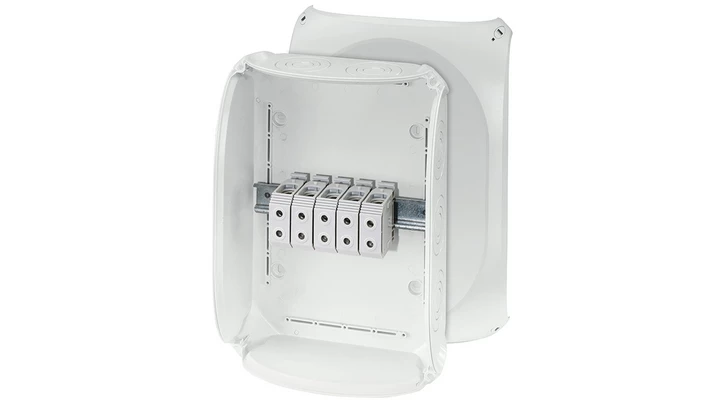 Puszka odgałęźna 355x255x122 5x50mm2 CU IP66 szara DK 5055 G 62000163