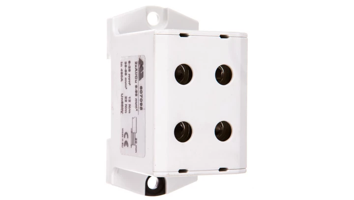 Złączka szynowa 2-torowa 16-95mm2 szara EURO multiOTL 95 2xAl/Cu 607095