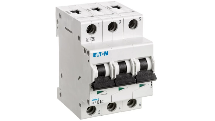 Wyłącznik nadprądowy 3P B 1A 15kA AC FAZ B1/3 278832