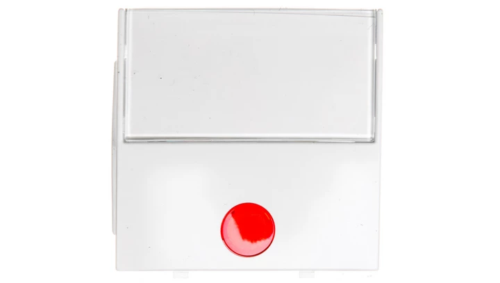 B.Kwadrat Klawisz z 5 soczewkami i polem opisowym biały połysk 5316968999