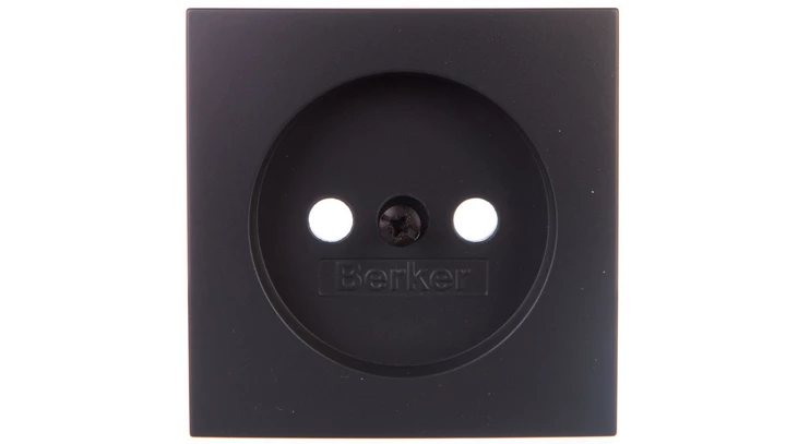 B.Kwadrat/B.3/B.7 Płytka czołowa gniazda b/u antracyt 3961038996