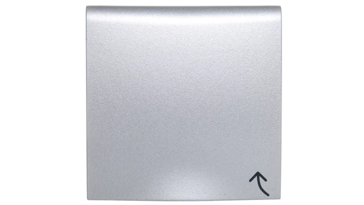 B.Kwadrat/B.7 Płytka czołowa gniazda z/u z pokrywą aluminium 3965898994