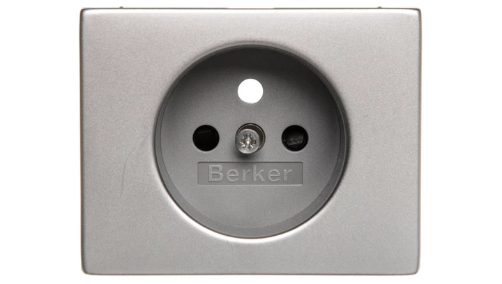 K.5 Płytka czołowa gniazda z/u z przesłonami stal szlachetna nierdzewna 3965757004