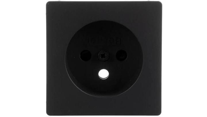 Q.1/Q.3/Q.7 Płytka czołowa gniazda z/u antracyt aksamit 3965766086