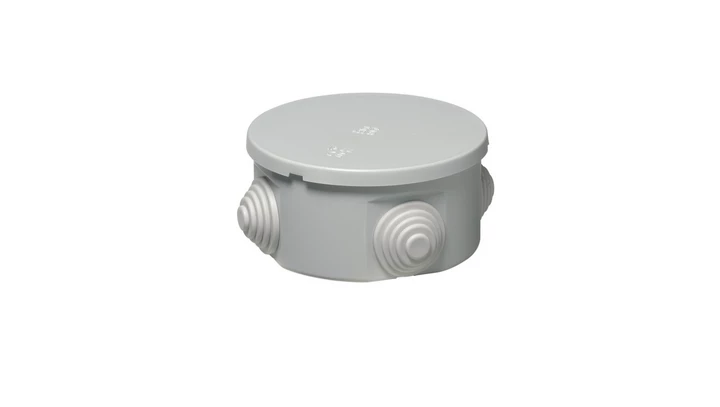 Puszka natynkowa okrągła samogasnąca 960 stopni C seria 400A IP44fi80x40 EC400C2A