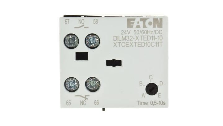 Elektroniczny moduł czasowy opoźnione odpadanie 0,5-10sek 1Z 1R DILM32-XTED11-10(RA24) 104943