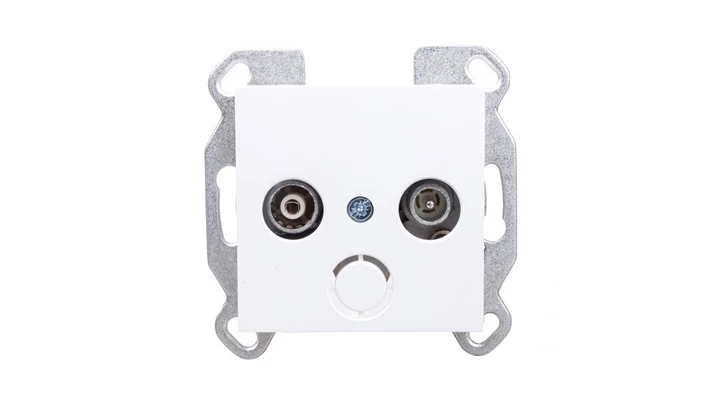 Lumina Gniazdo antenowe RTV standard białe WL3010