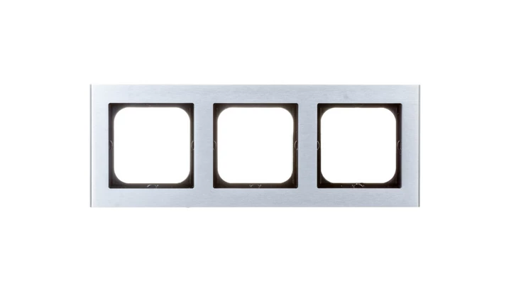 SONATA Ramka potrójna aluminium metal R-3RA/35