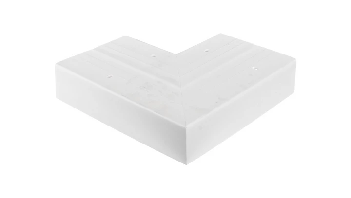 Naroże płaskie stałe RAPID 45-2 200x200x130 GK-FS53130RW białe 6113260