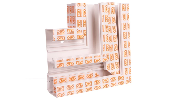 Naroże płaskie stałe RAPID 45-2 200x200x165 GK-FS53165RW białe 6113450