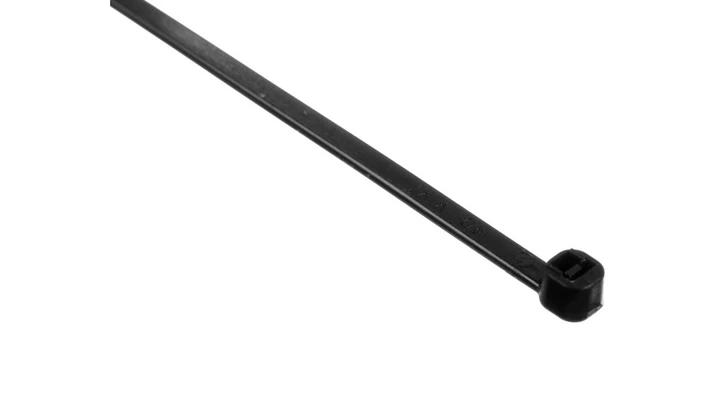 Opaska zaciskowa nylon 3,6/140 czarny WI008048 /100szt./